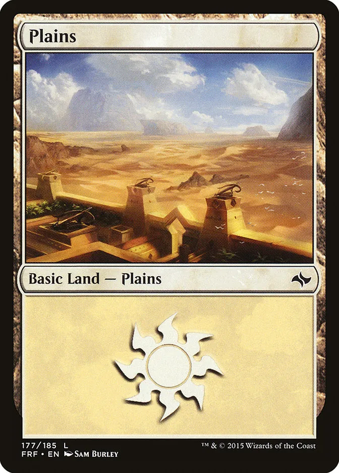 2015 Fate Reforged Plains #177 common card image