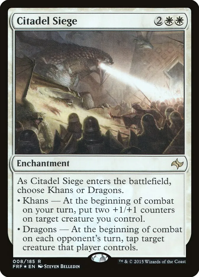 2015 Fate Reforged Citadel Siege #8★ rare card image