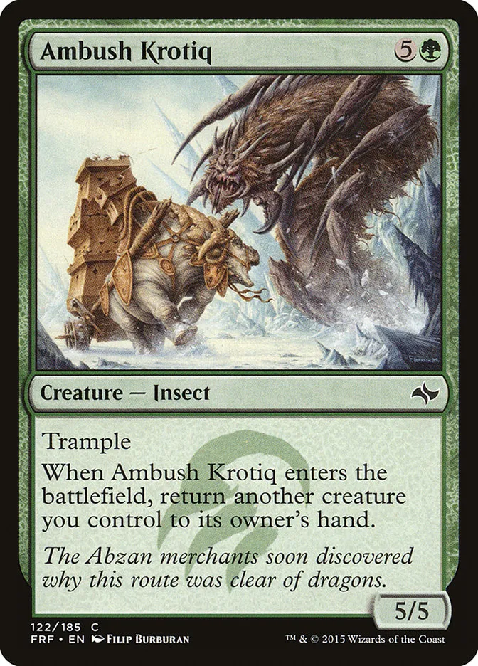 2015 Fate Reforged Ambush Krotiq #122 common card image