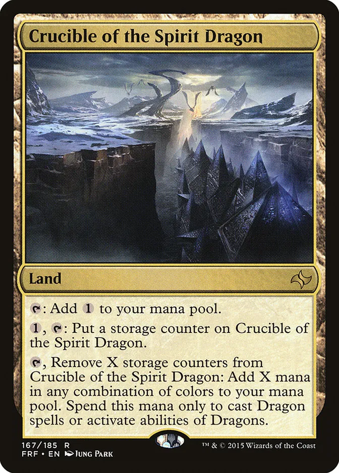 2015 Fate Reforged Crucible of the Spirit Dragon #167 rare card image
