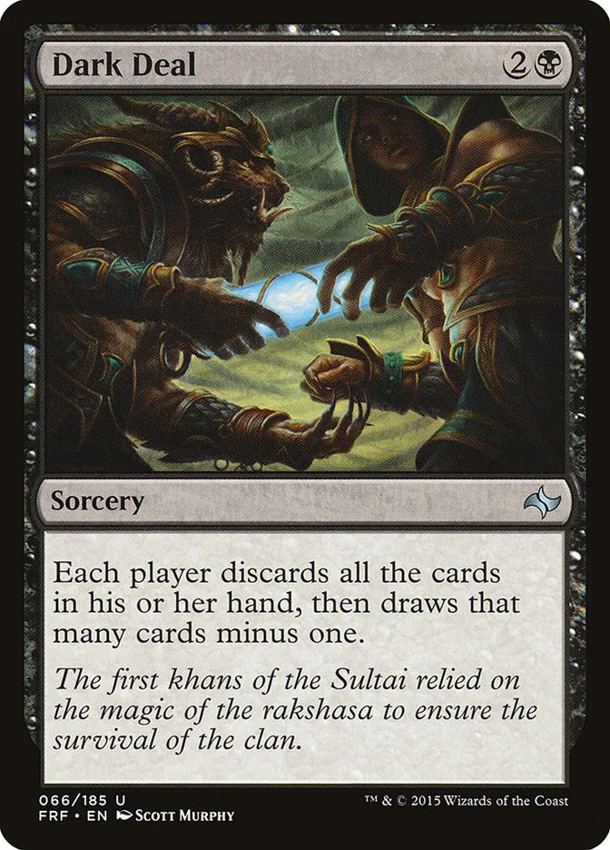 2015 Fate Reforged Dark Deal [Foil] uncommon #66 uncommon card image