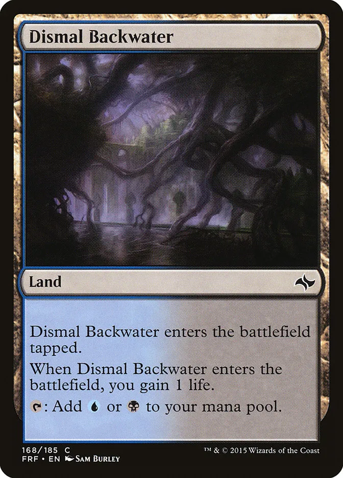 2015 Fate Reforged Dismal Backwater #168 common card image