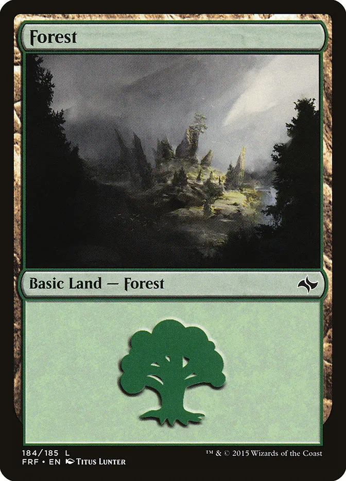 2015 Fate Reforged Forest #184 common card image