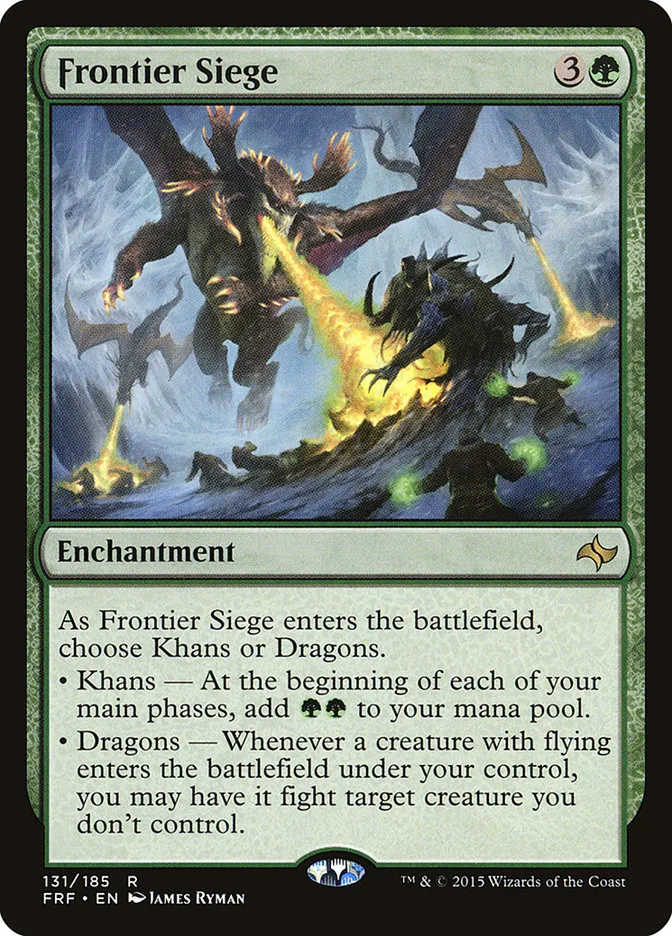 2015 Fate Reforged Frontier Siege #131 rare card image