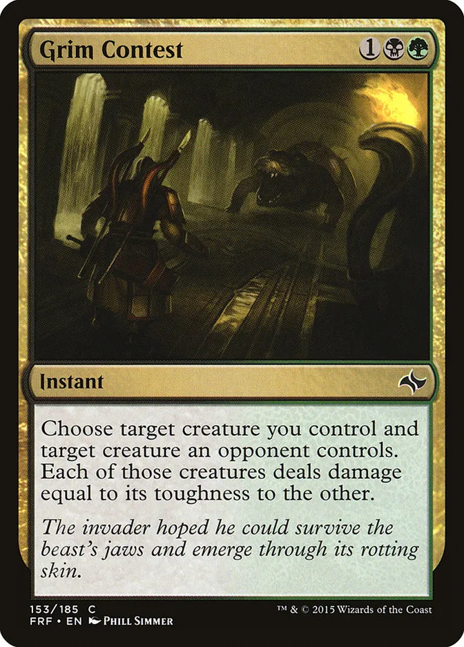 2015 Fate Reforged Grim Contest #153 common card image