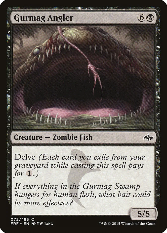2015 Fate Reforged Gurmag Angler [Foil] common #72 common card image