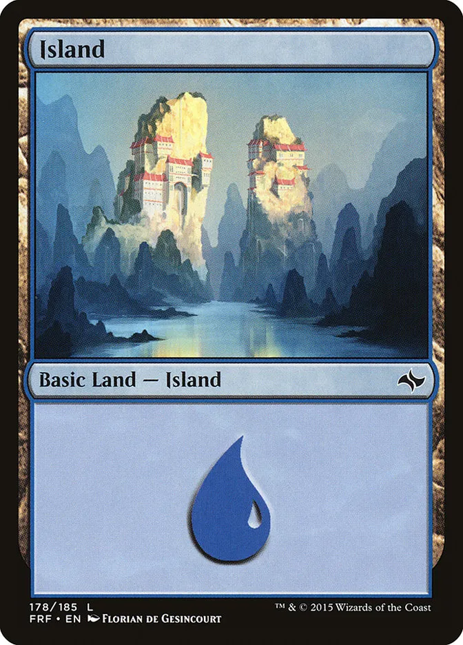 2015 Fate Reforged Island #178 common card image