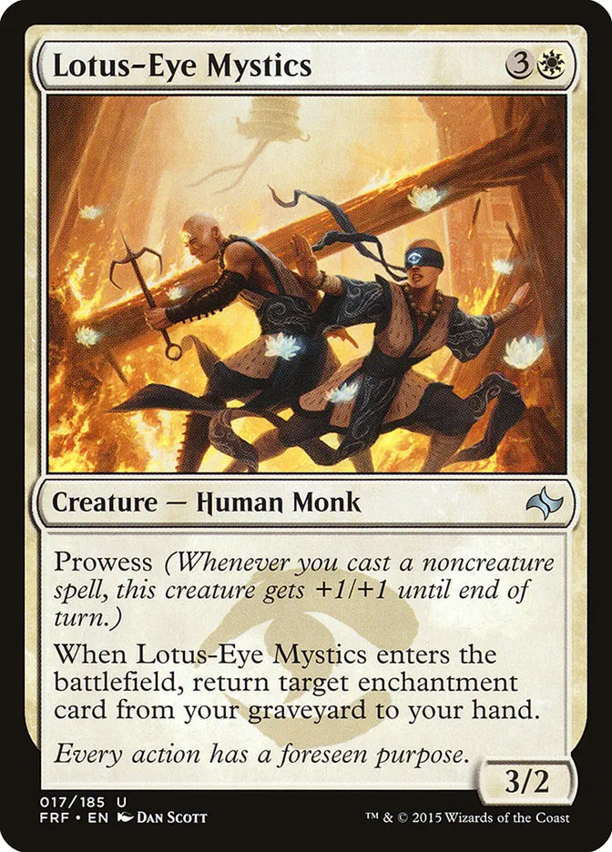 2015 Fate Reforged Lotus-Eye Mystics [Foil] uncommon #17 uncommon card image