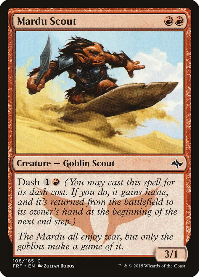 2015 Fate Reforged Mardu Scout #108 common card image