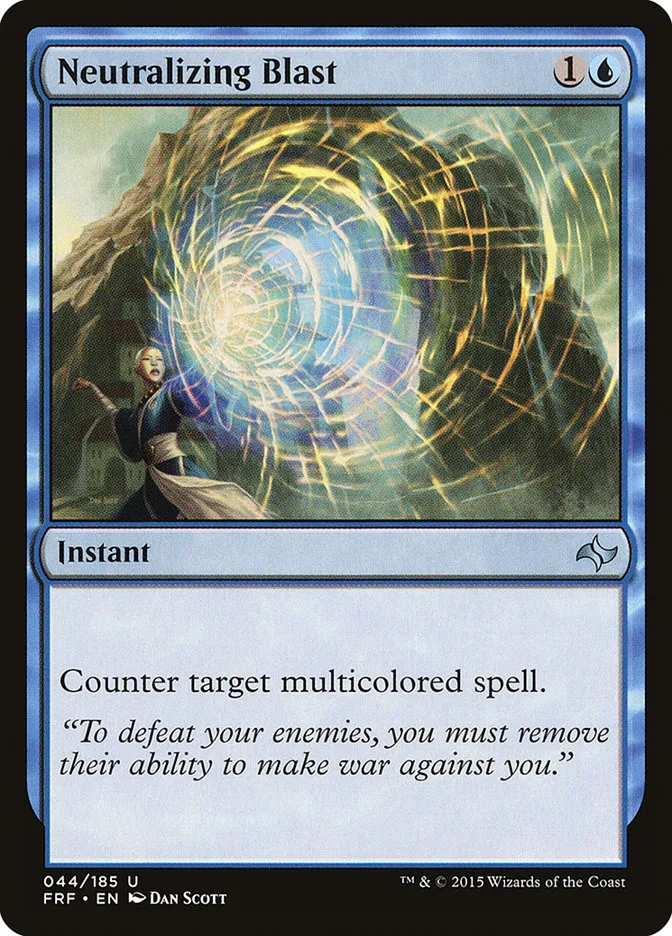 2015 Fate Reforged Neutralizing Blast [Foil] uncommon #44 uncommon card image