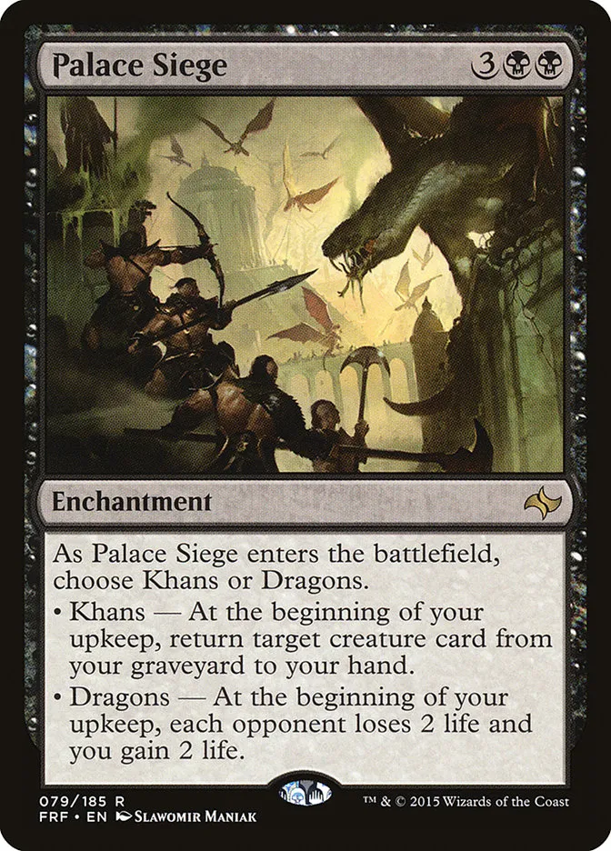 2015 Fate Reforged Palace Siege [Foil] rare #79 rare card image