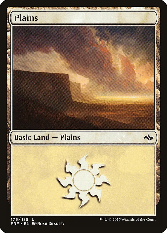 2015 Fate Reforged Plains #176 common card image