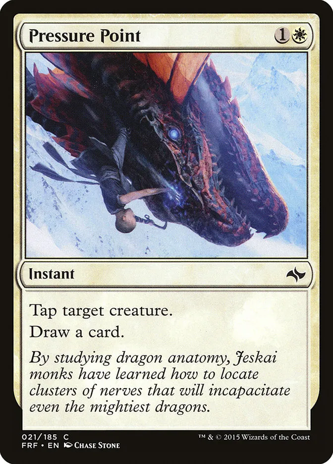 2015 Fate Reforged Pressure Point [Foil] common #21 common card image
