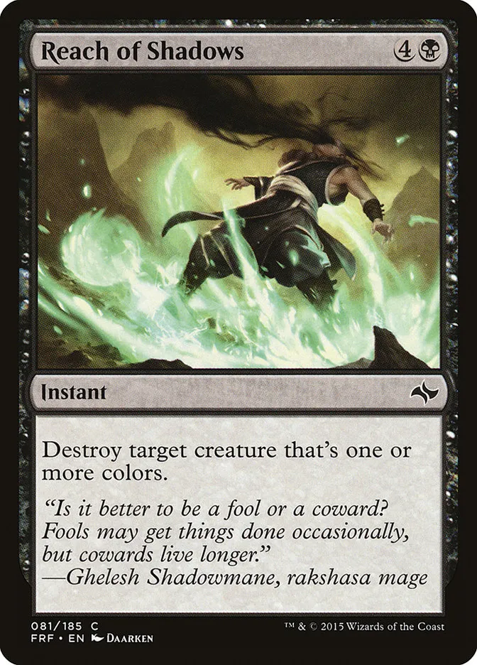 2015 Fate Reforged Reach of Shadows #81 common card image