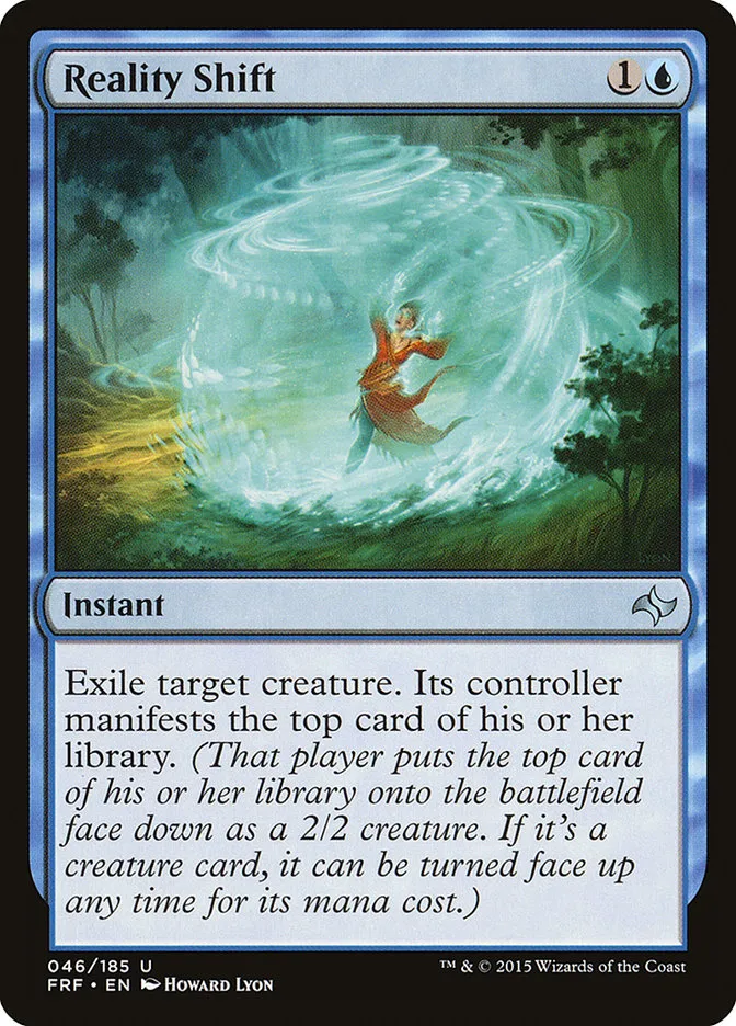 2015 Fate Reforged Reality Shift [Foil] uncommon #46 uncommon card image