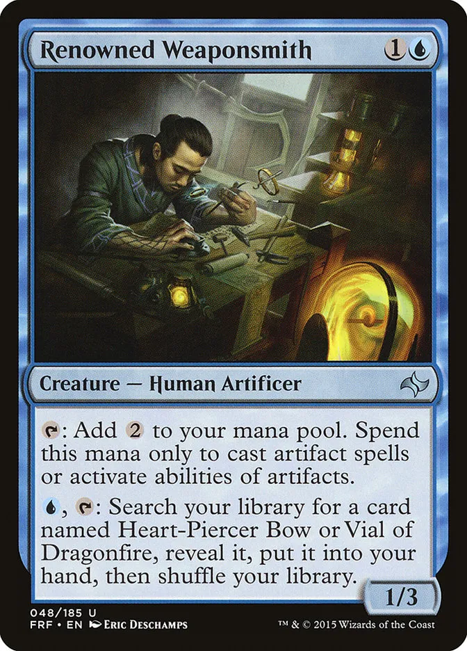 2015 Fate Reforged Renowned Weaponsmith [Foil] uncommon #48 uncommon card image