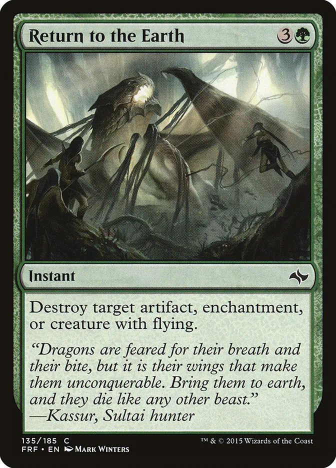 2015 Fate Reforged Return to the Earth #135 common card image