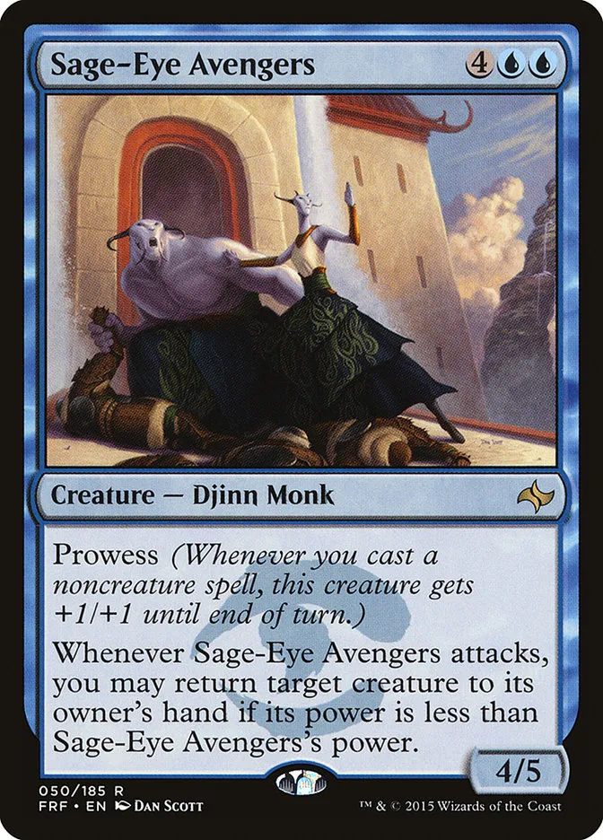 2015 Fate Reforged Sage-Eye Avengers [Foil] rare #50 rare card image