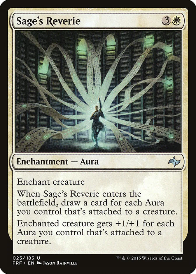 2015 Fate Reforged Sage's Reverie [Foil] uncommon #23 uncommon card image