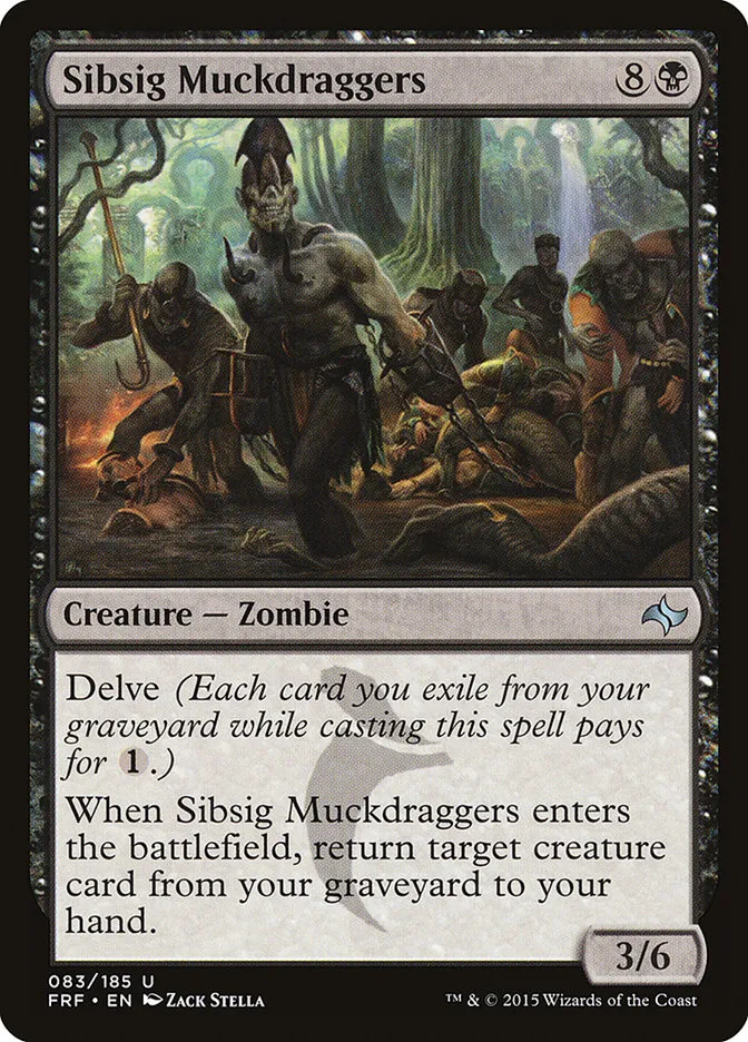 2015 Fate Reforged Sibsig Muckdraggers #83 uncommon card image