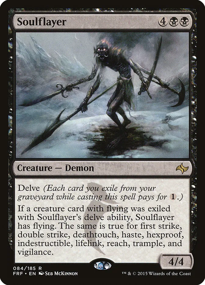 2015 Fate Reforged Soulflayer #84 rare card image