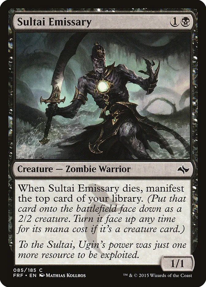 2015 Fate Reforged Sultai Emissary #85 common card image