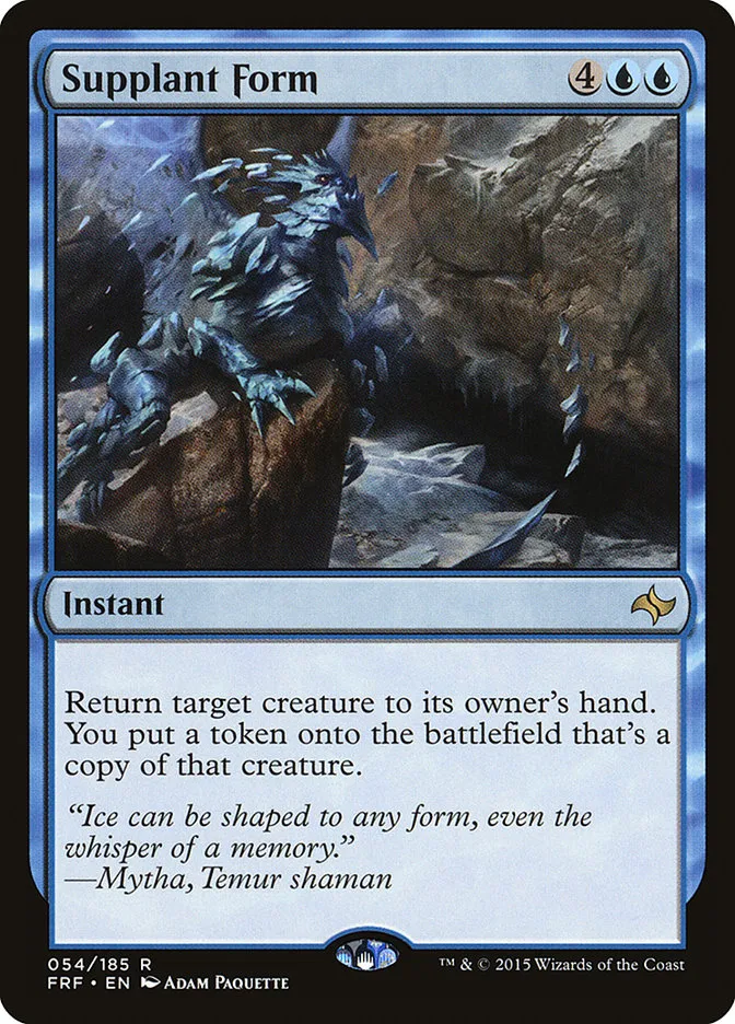 2015 Fate Reforged Supplant Form [Foil] rare #54 rare card image