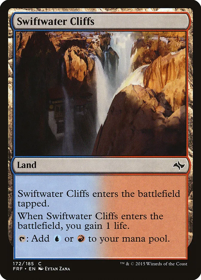 2015 Fate Reforged Swiftwater Cliffs #172 common card image