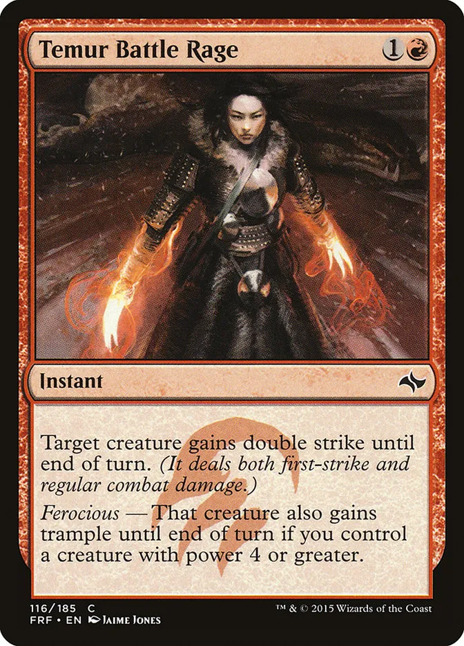 2015 Fate Reforged Temur Battle Rage #116 common card image