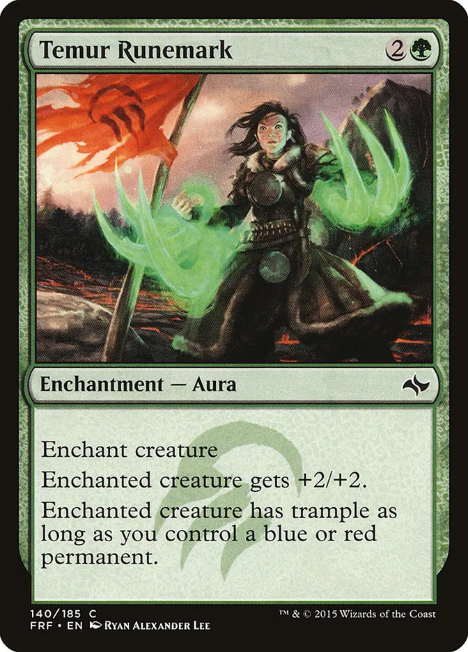 2015 Fate Reforged Temur Runemark #140 common card image