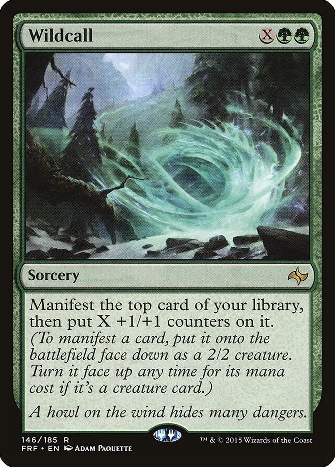 2015 Fate Reforged Wildcall #146 rare card image