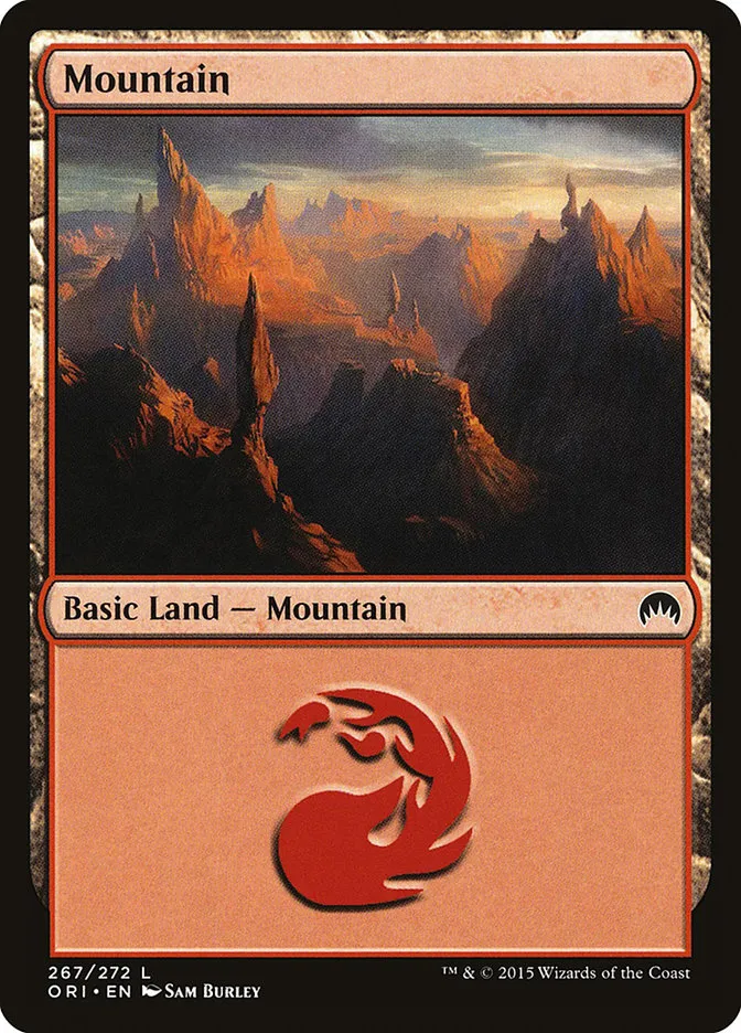 2015 Magic Origins Mountain common #267 common card image
