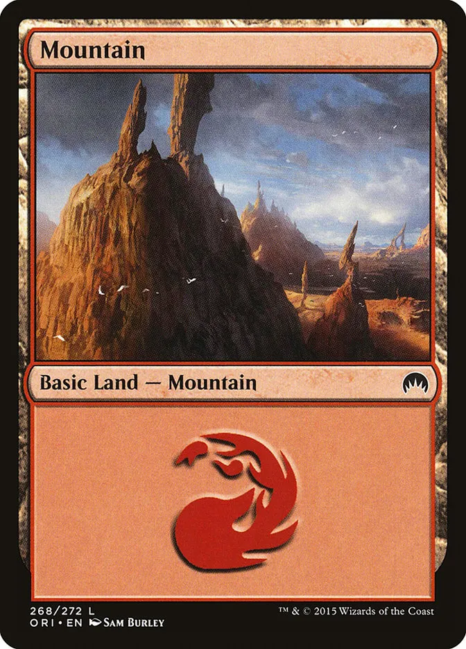 2015 Magic Origins Mountain common #268 common card image