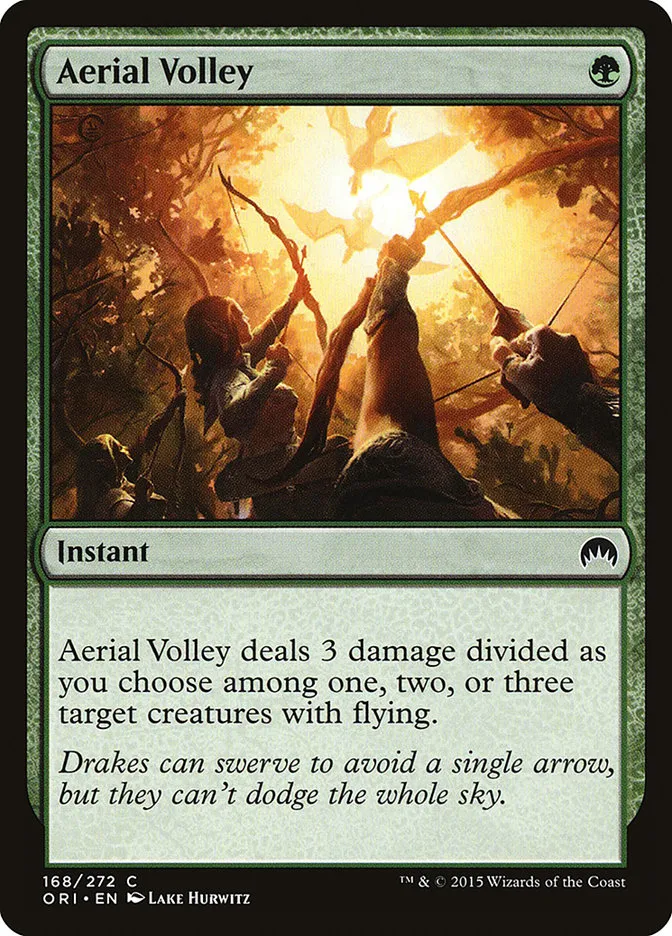 2015 Magic Origins Aerial Volley #168 common card image