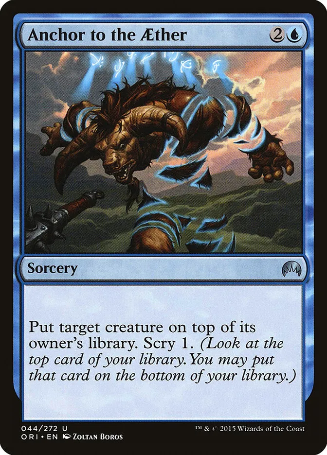 2015 Magic Origins Anchor to the Aether uncommon #44 uncommon card image