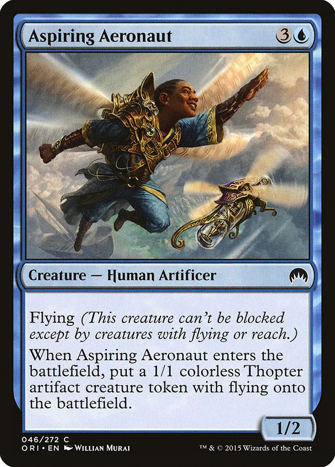 2015 Magic Origins Aspiring Aeronaut #46 common card image