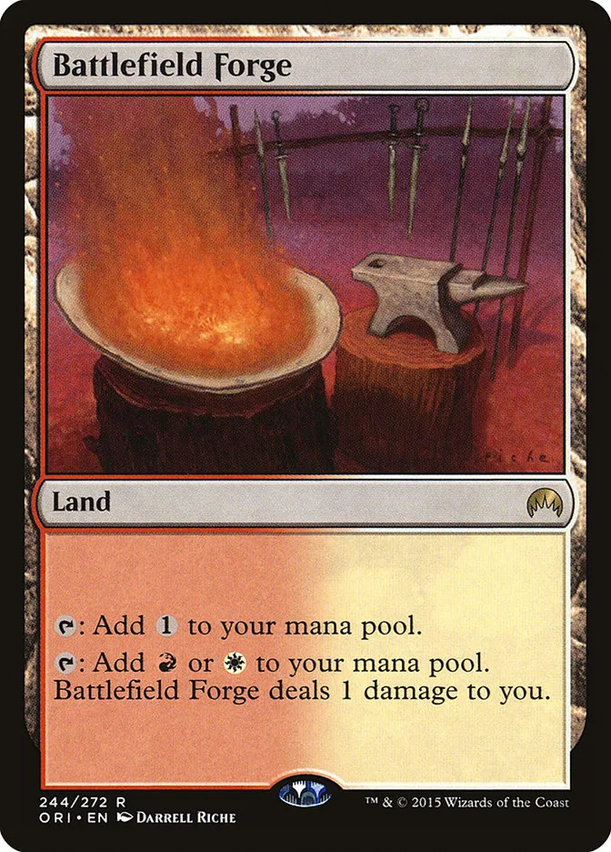 2015 Magic Origins Battlefield Forge #244 rare card image