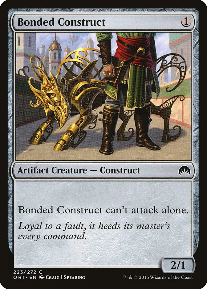 2015 Magic Origins Bonded Construct common #223 common card image
