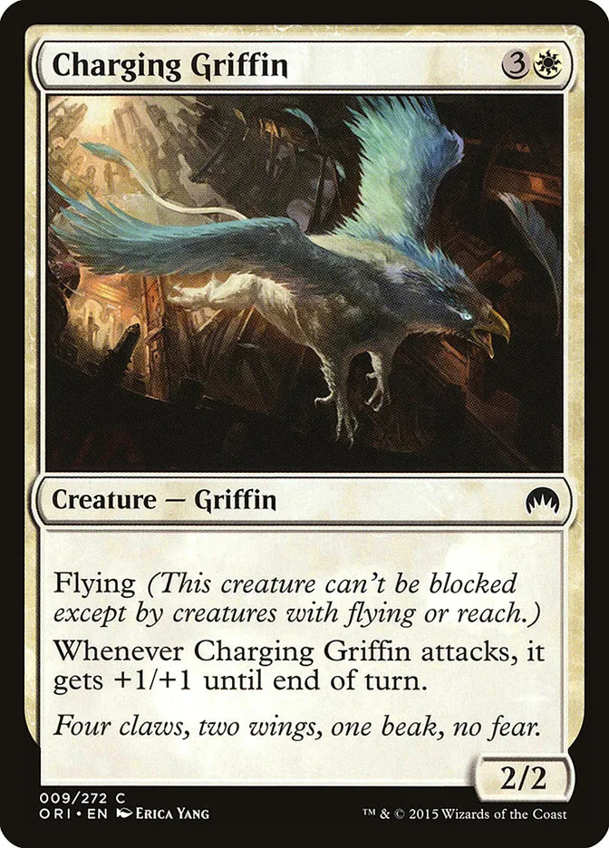 2015 Magic Origins Charging Griffin common #9 common card image