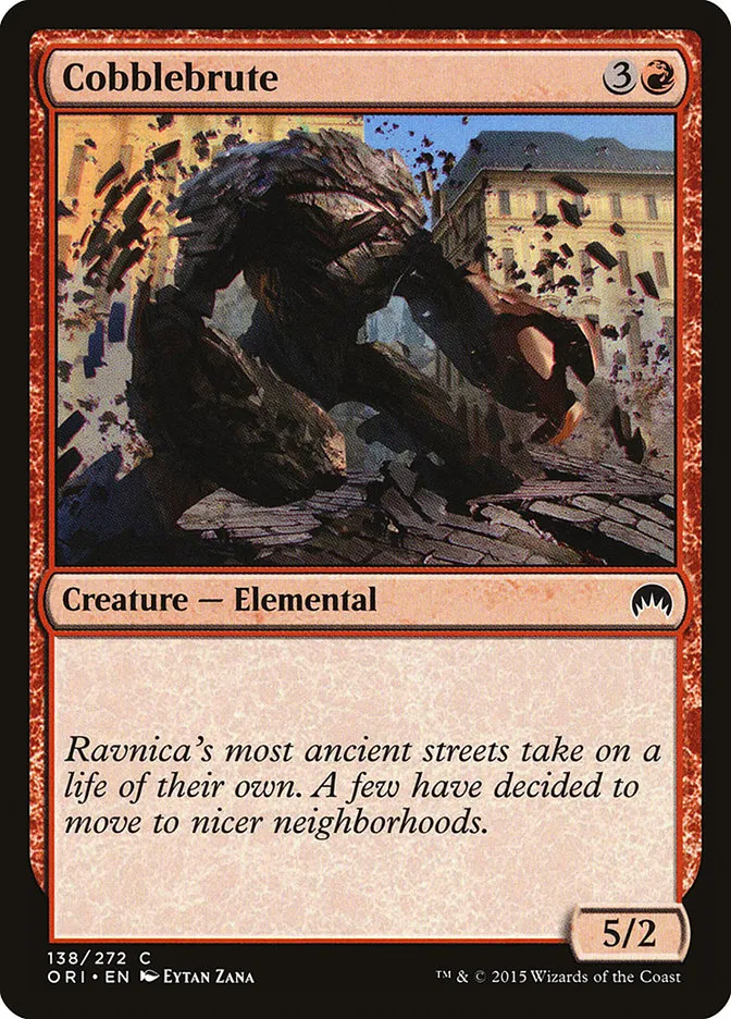 2015 Magic Origins Cobblebrute common #138 common card image