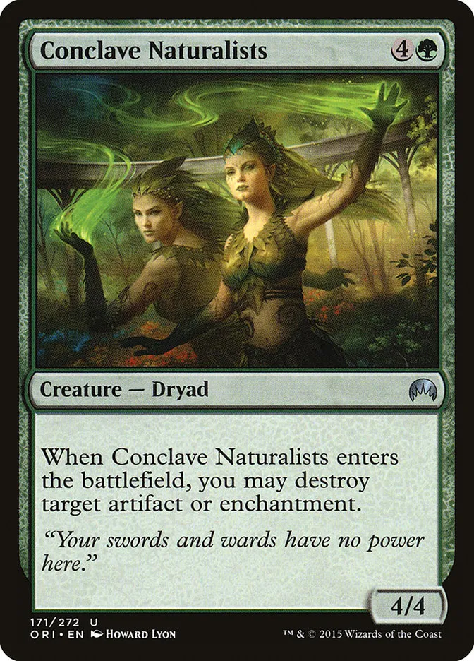 2015 Magic Origins Conclave Naturalists #171 uncommon card image