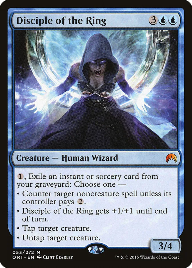 2015 Magic Origins Disciple of the Ring #53 mythic card image