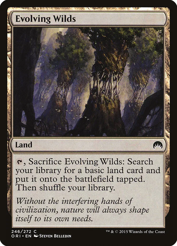 2015 Magic Origins Evolving Wilds common #246 common card image
