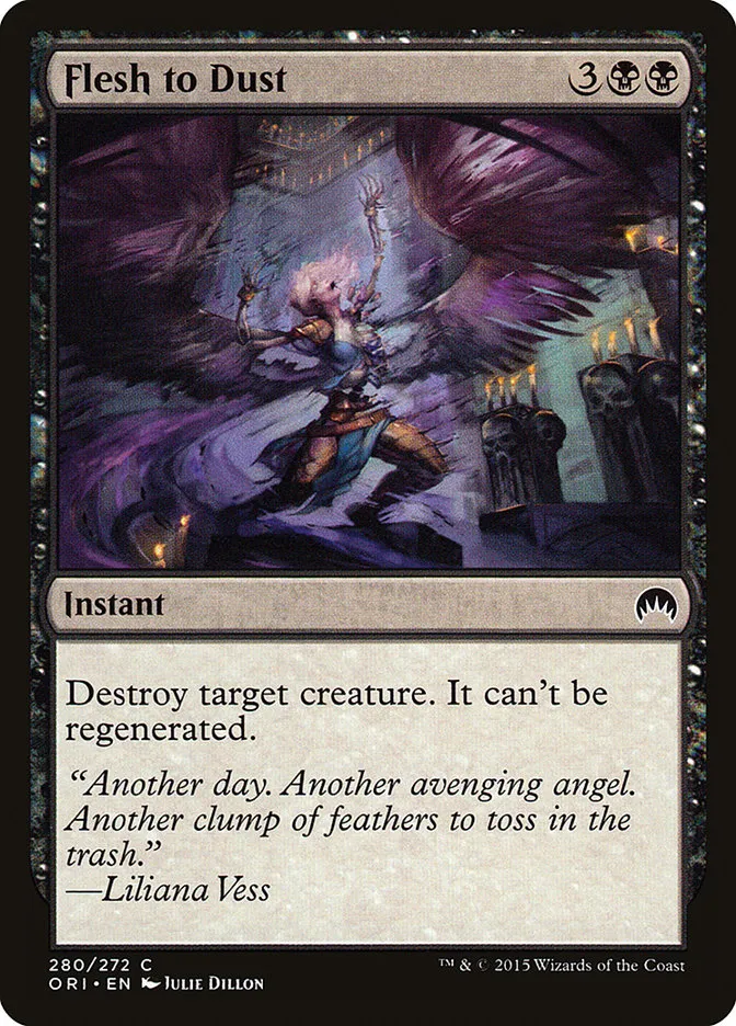 2015 Magic Origins Flesh to Dust #280 common card image