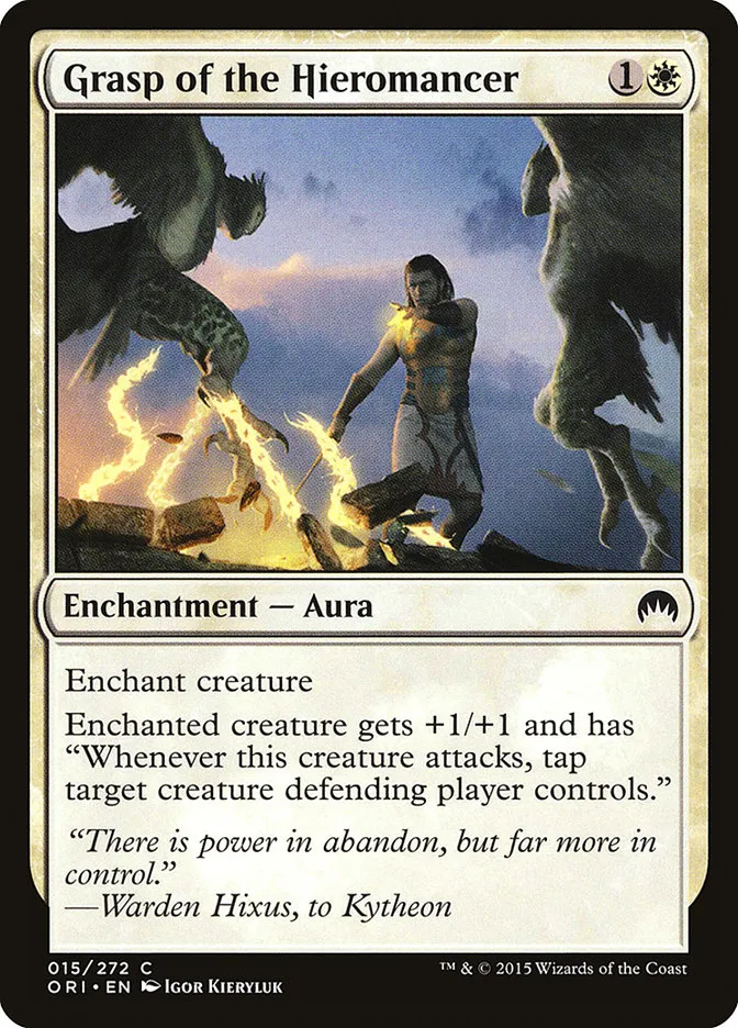 2015 Magic Origins Grasp of the Hieromancer #15 common card image