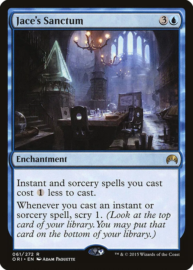 2015 Magic Origins Jace's Sanctum #61 rare card image
