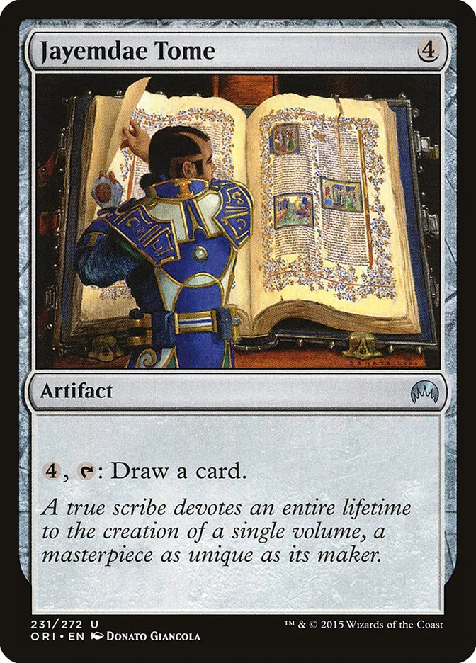 2015 Magic Origins Jayemdae Tome #231 uncommon card image