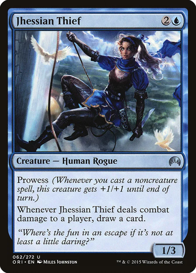 2015 Magic Origins Jhessian Thief #62 uncommon card image