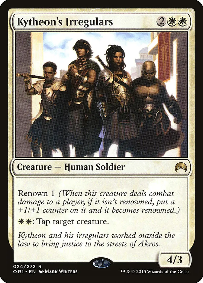 2015 Magic Origins Kytheon's Irregulars #24 rare card image