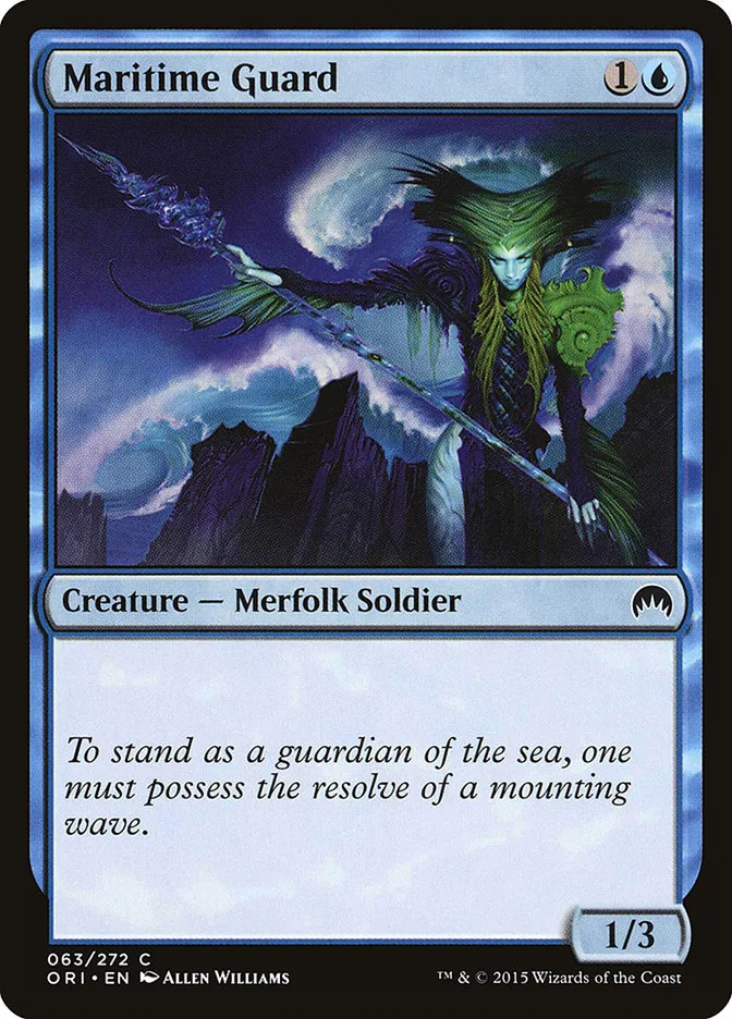 2015 Magic Origins Maritime Guard common #63 common card image